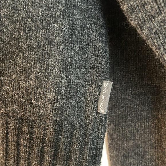 Woolrich 1/4 zip 100% lambs wool sweater S - Picture 3 of 6